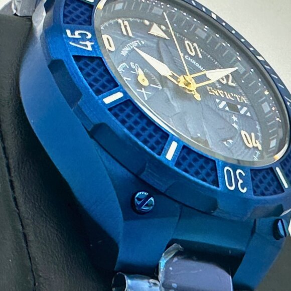 NEW Invicta Aviator F35 Edition Mens Watch All Blue Stainless Steel Limited Ed - Picture 3 of 11